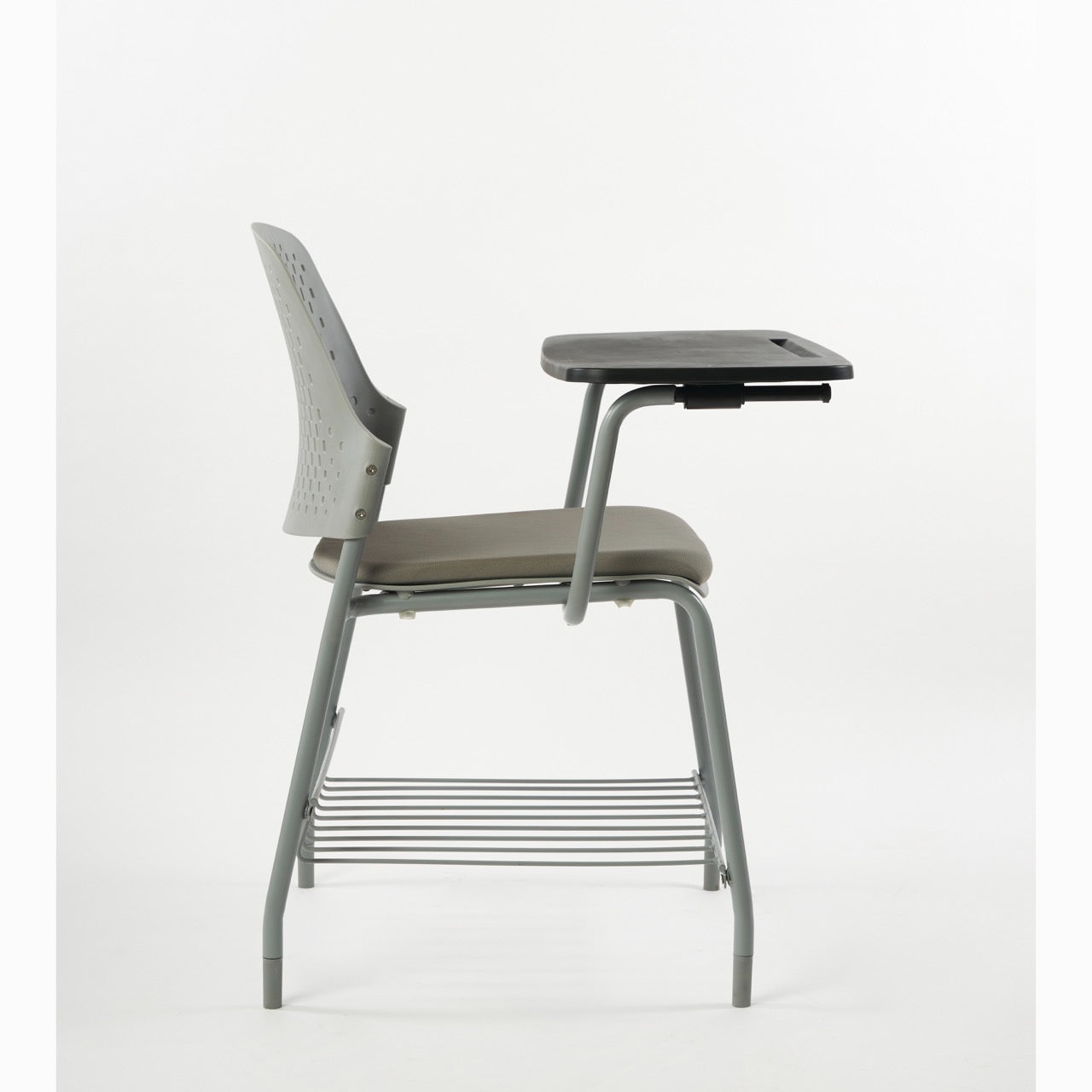Kepler Brooks Cosmo Training Chair with Under Storage , Cushion and Writing Pad ( Multi Color )