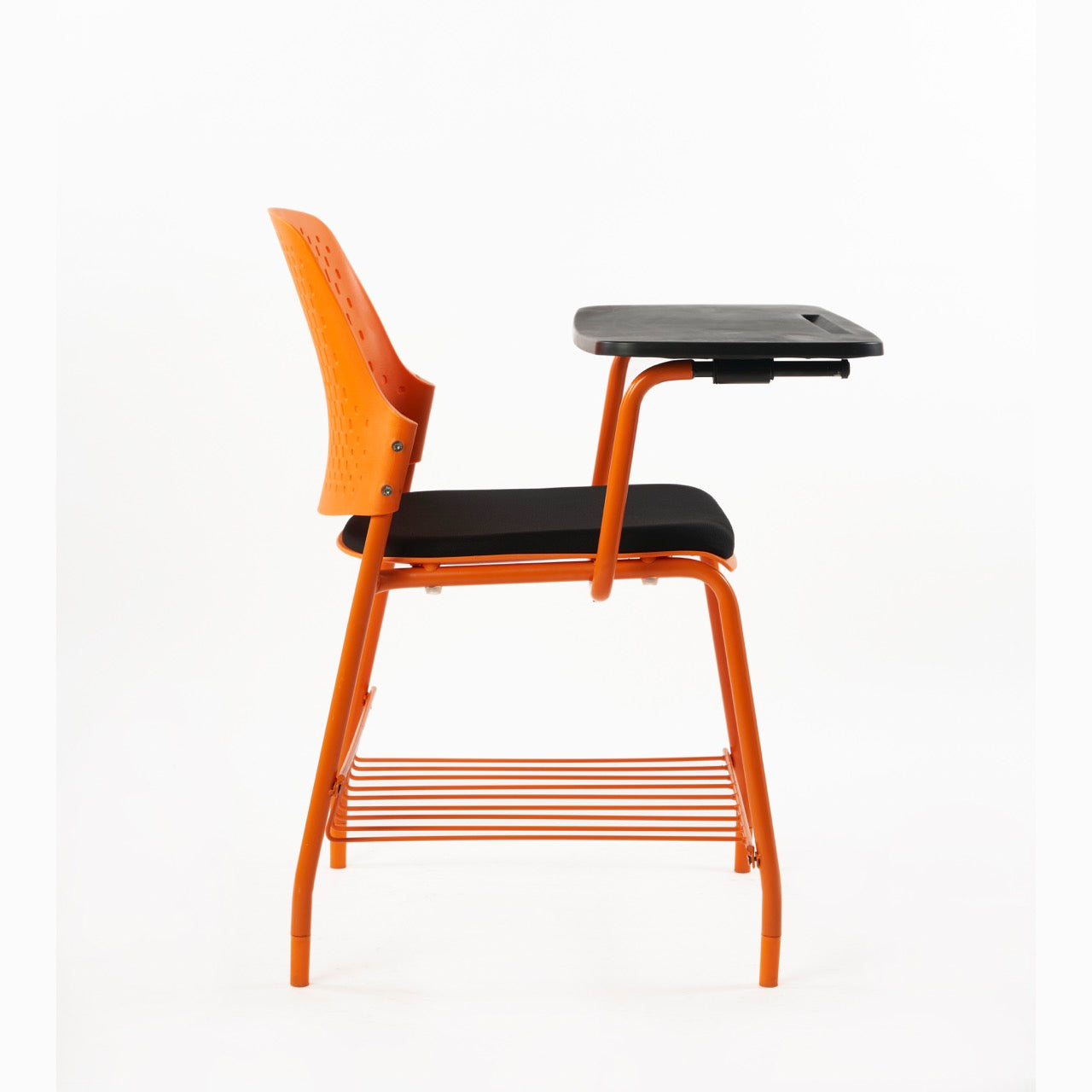 Kepler Brooks Cosmo Training Chair with Under Storage , Cushion and Writing Pad ( Multi Color )
