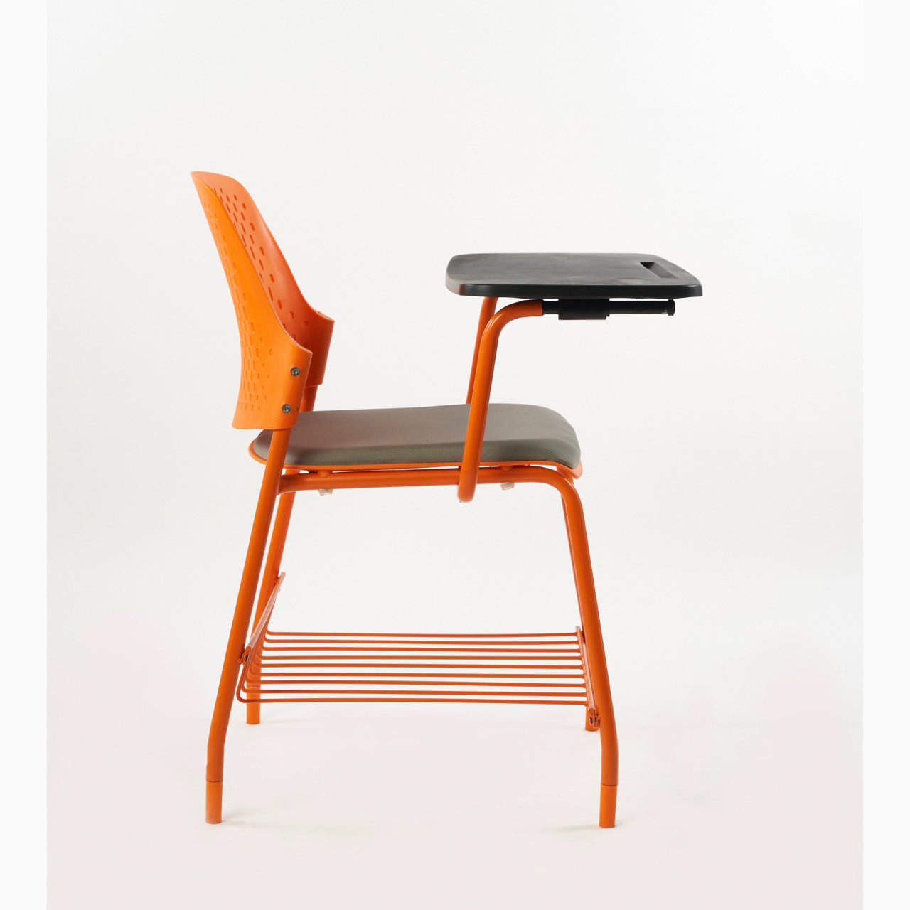 Kepler Brooks Cosmo Training Chair with Under Storage , Cushion and Writing Pad ( Multi Color )