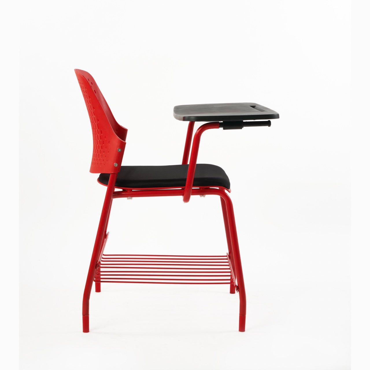 Kepler Brooks Cosmo Training Chair with Under Storage , Cushion and Writing Pad ( Multi Color )