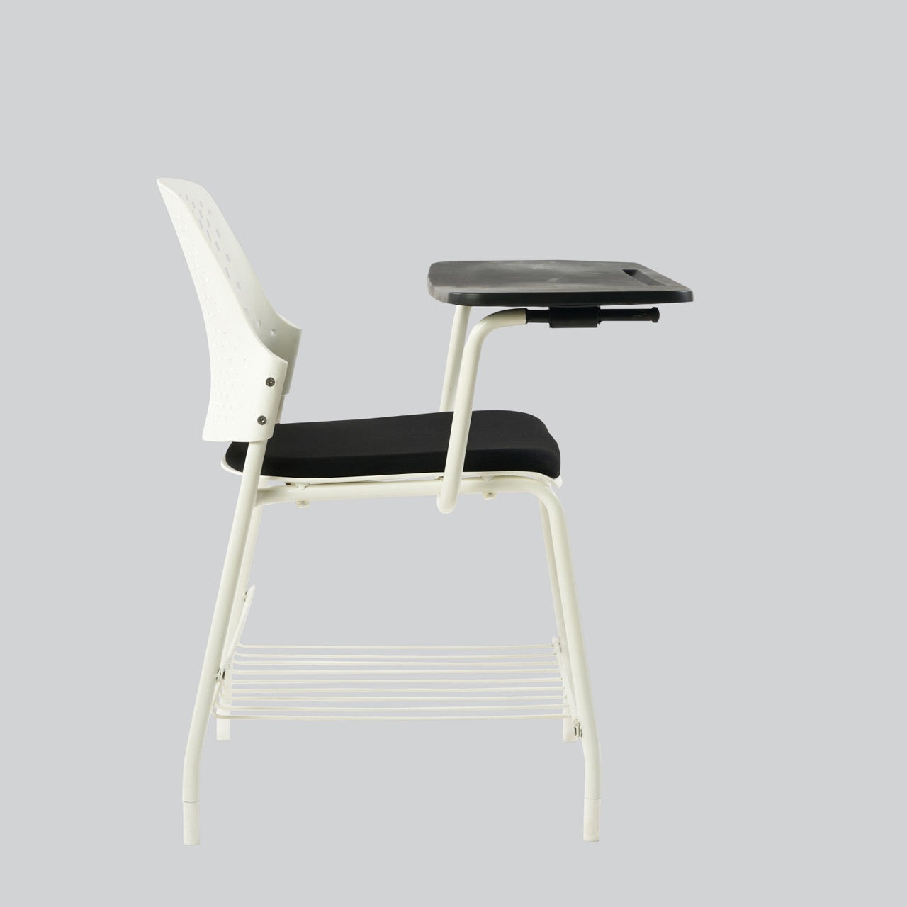 Kepler Brooks Cosmo Training Chair with Under Storage , Cushion and Writing Pad ( Multi Color )