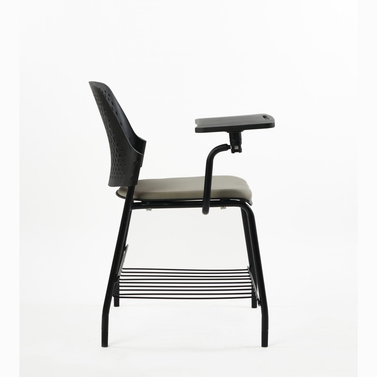 Kepler Brooks Cosmo Training Chair with Under Storage , Cushion and Writing Pad ( Multi Color )