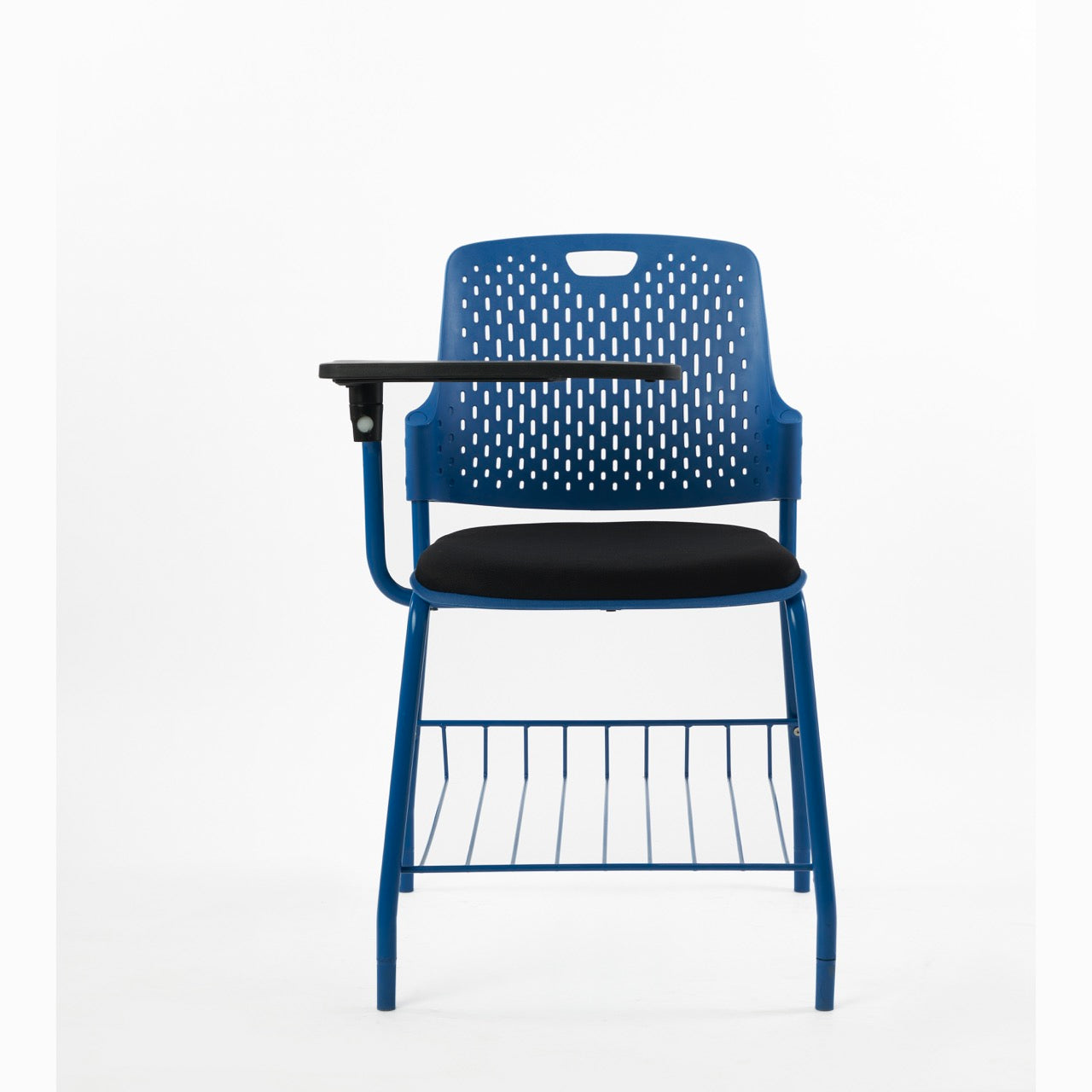 Kepler Brooks Cosmo Training Chair with Under Storage , Cushion and Writing Pad ( Multi Color )