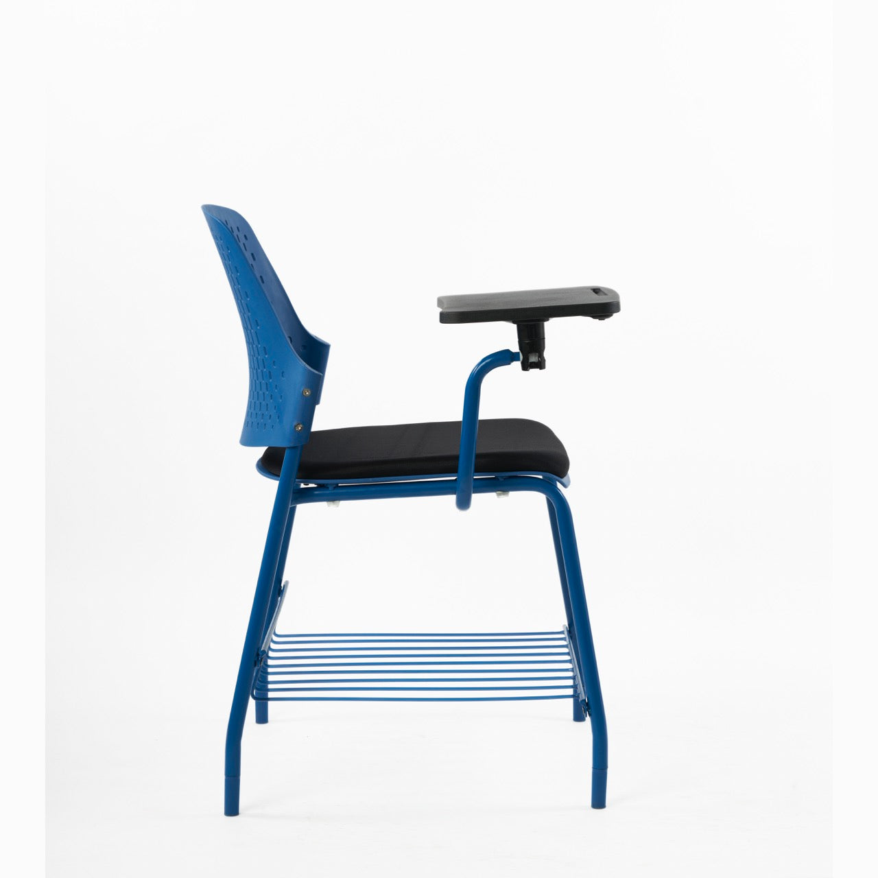 Kepler Brooks Cosmo Training Chair with Under Storage , Cushion and Writing Pad ( Multi Color )