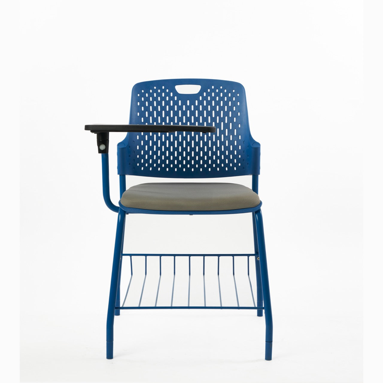 Kepler Brooks Cosmo Training Chair with Under Storage , Cushion and Writing Pad ( Multi Color )