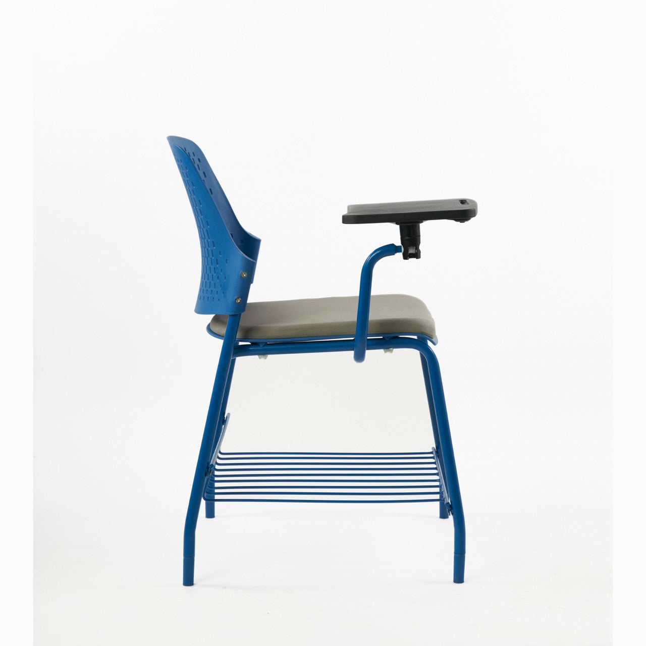 Kepler Brooks Cosmo Training Chair with Under Storage , Cushion and Writing Pad ( Multi Color )