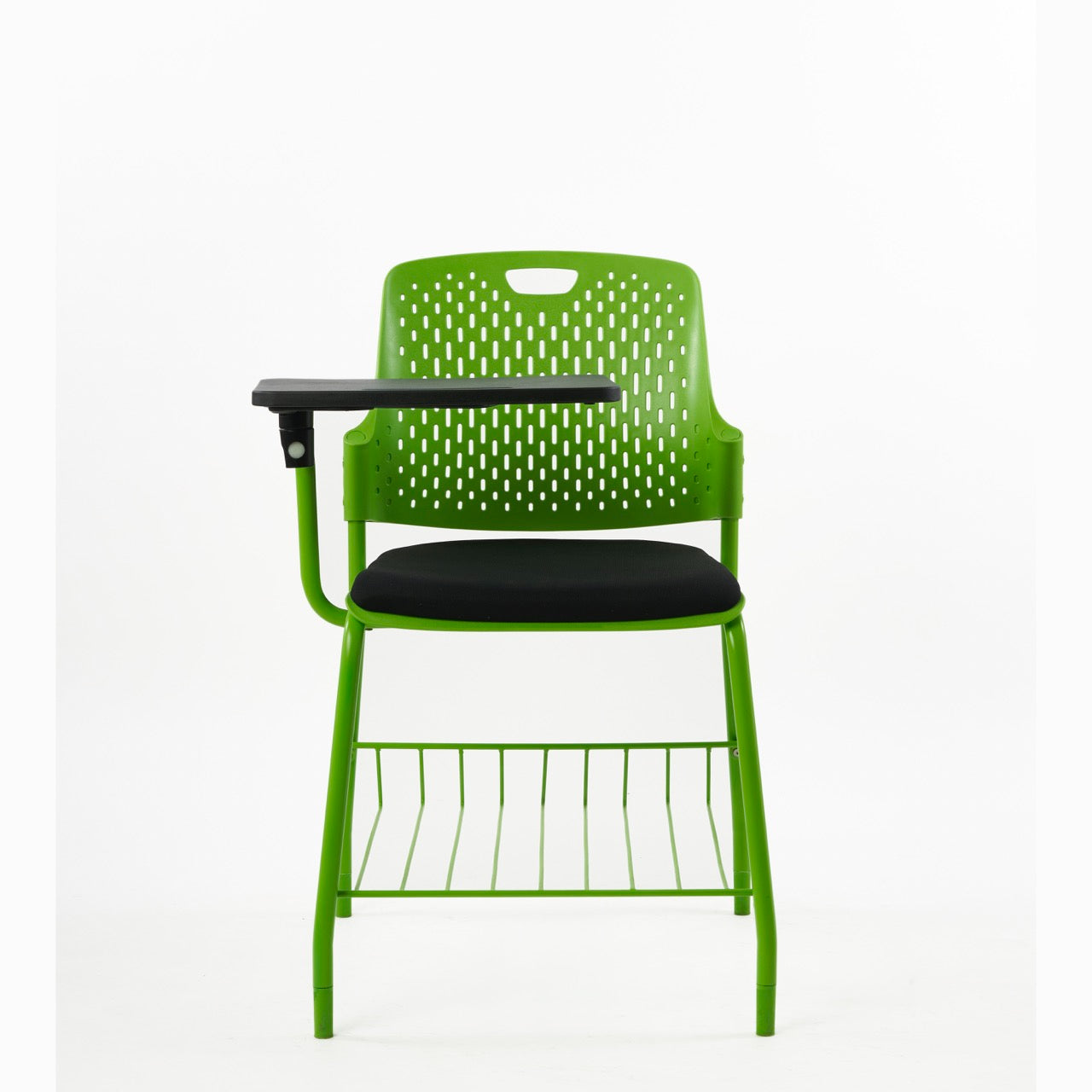 Kepler Brooks Cosmo Training Chair with Under Storage , Cushion and Writing Pad ( Multi Color )