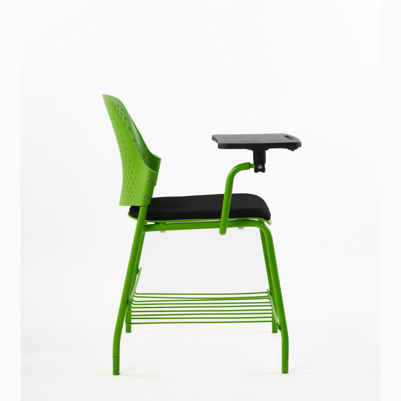 Kepler Brooks Cosmo Training Chair with Under Storage , Cushion and Writing Pad ( Multi Color )