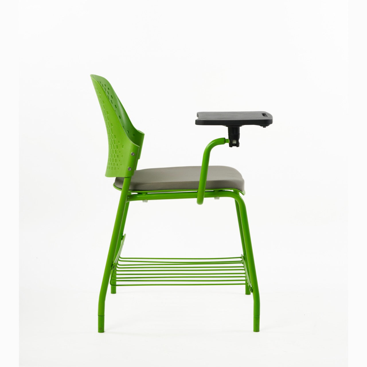 Kepler Brooks Cosmo Training Chair with Under Storage , Cushion and Writing Pad ( Multi Color )