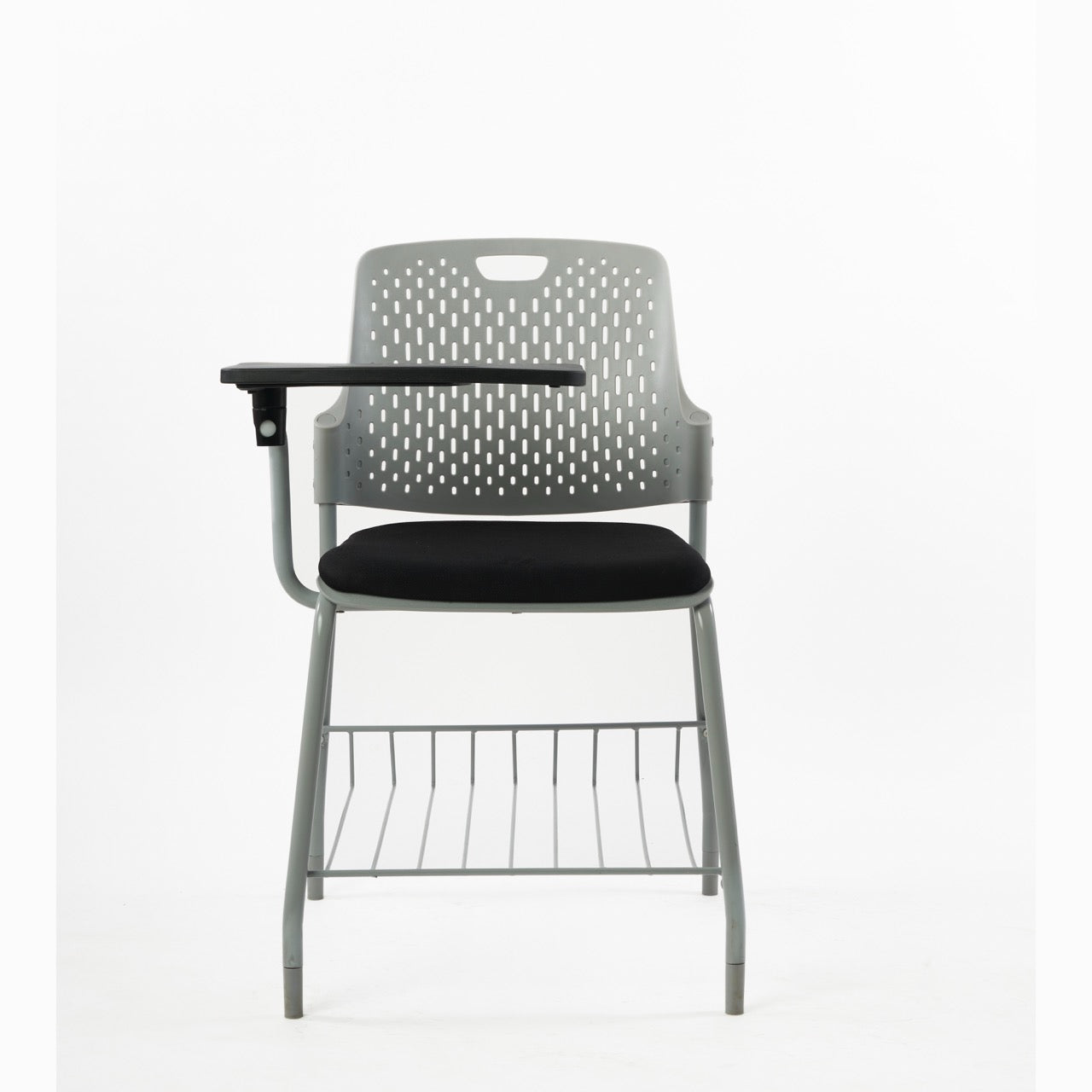 Kepler Brooks Cosmo Training Chair with Under Storage , Cushion and Writing Pad ( Multi Color )