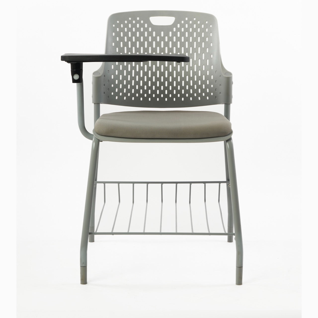 Kepler Brooks Cosmo Training Chair with Under Storage , Cushion and Writing Pad ( Multi Color )