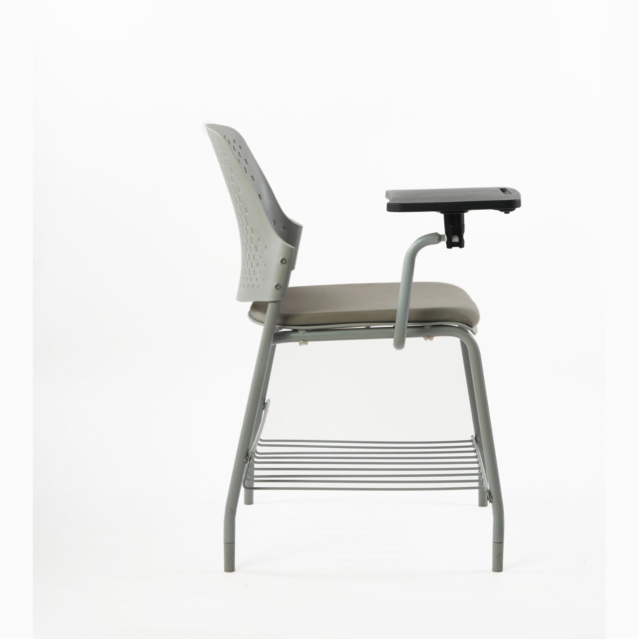 Kepler Brooks Cosmo Training Chair with Under Storage , Cushion and Writing Pad ( Multi Color )