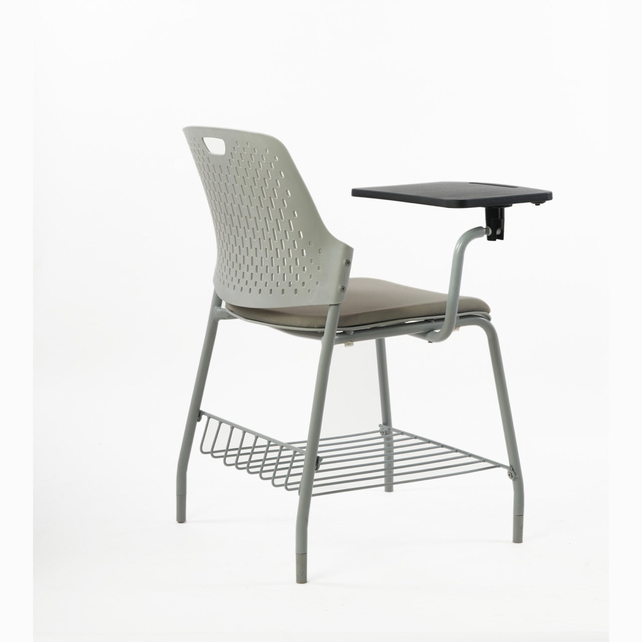 Kepler Brooks Cosmo Training Chair with Under Storage , Cushion and Writing Pad ( Multi Color )