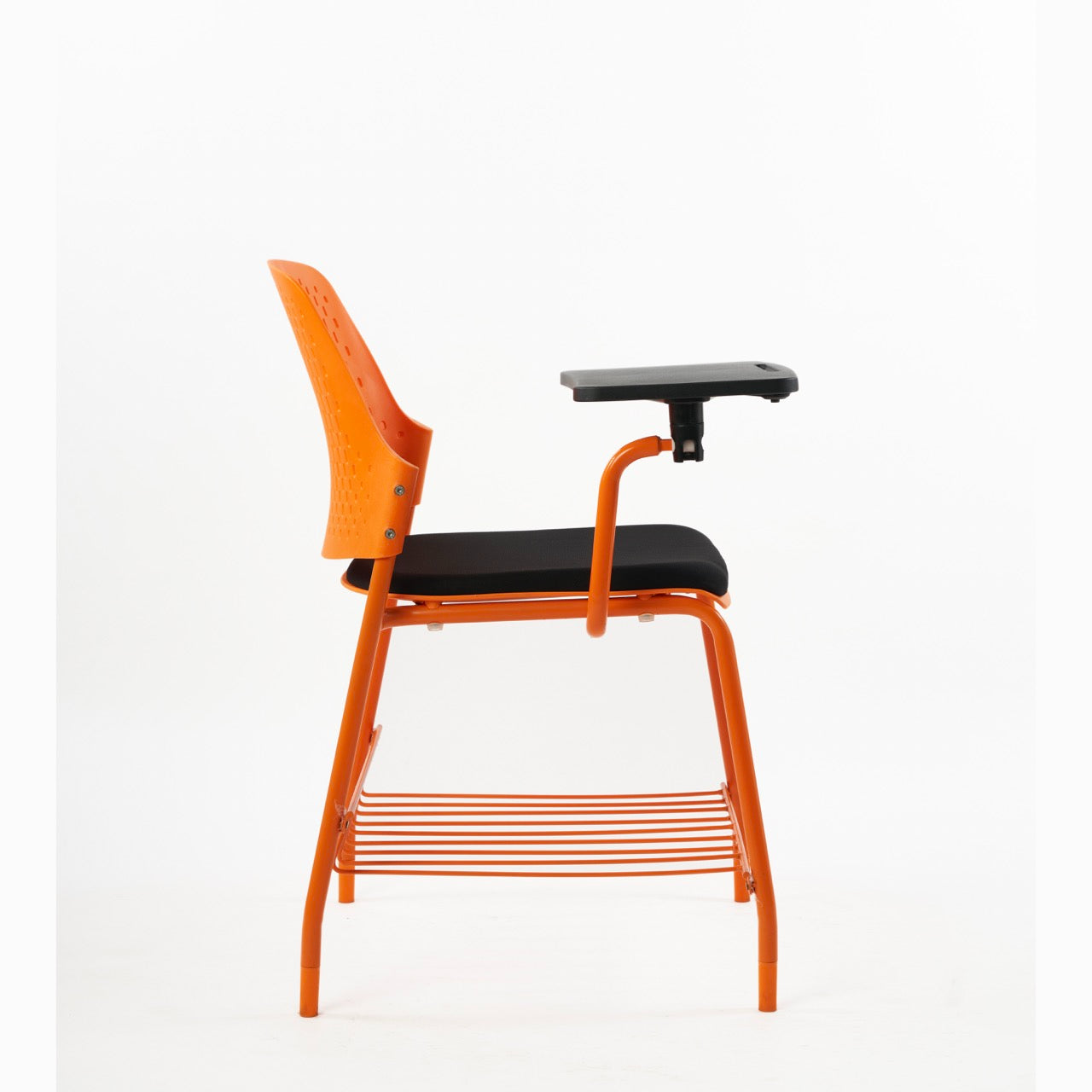 Kepler Brooks Cosmo Training Chair with Under Storage , Cushion and Writing Pad ( Multi Color )