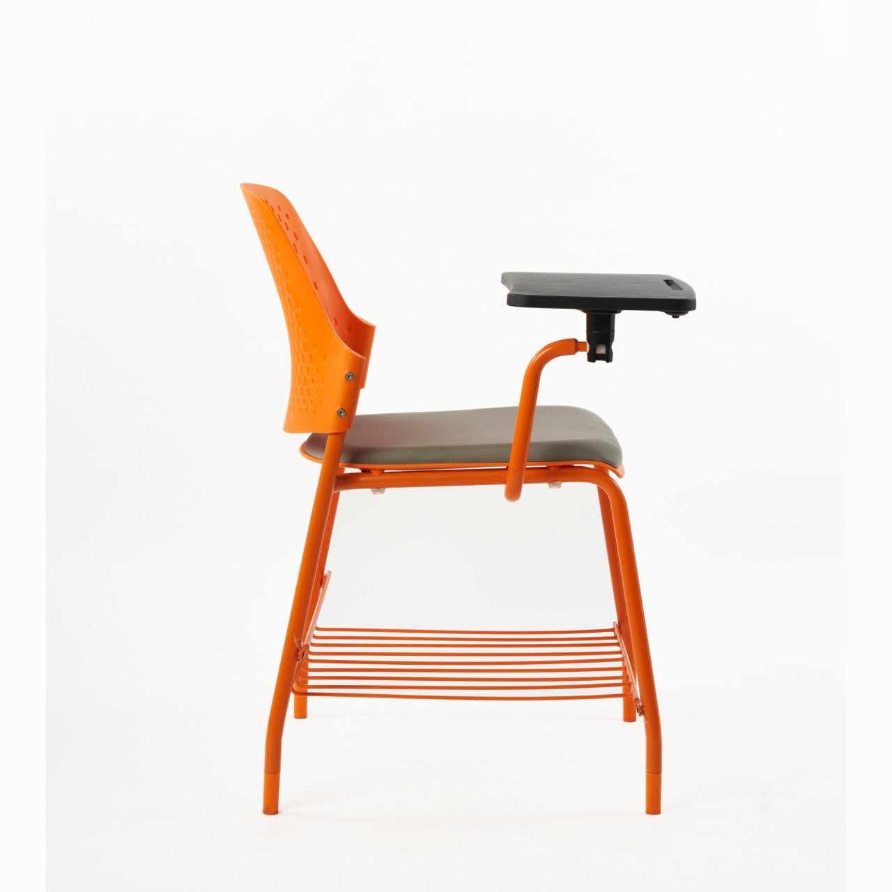 Kepler Brooks Cosmo Training Chair with Under Storage , Cushion and Writing Pad ( Multi Color )