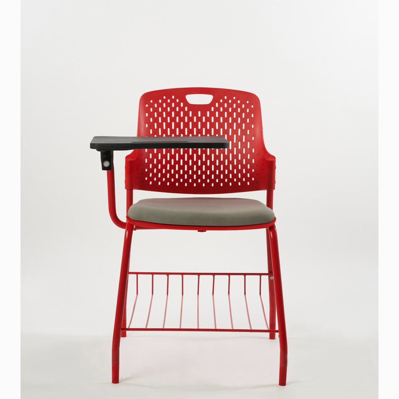 Kepler Brooks Cosmo Training Chair with Under Storage , Cushion and Writing Pad ( Multi Color )