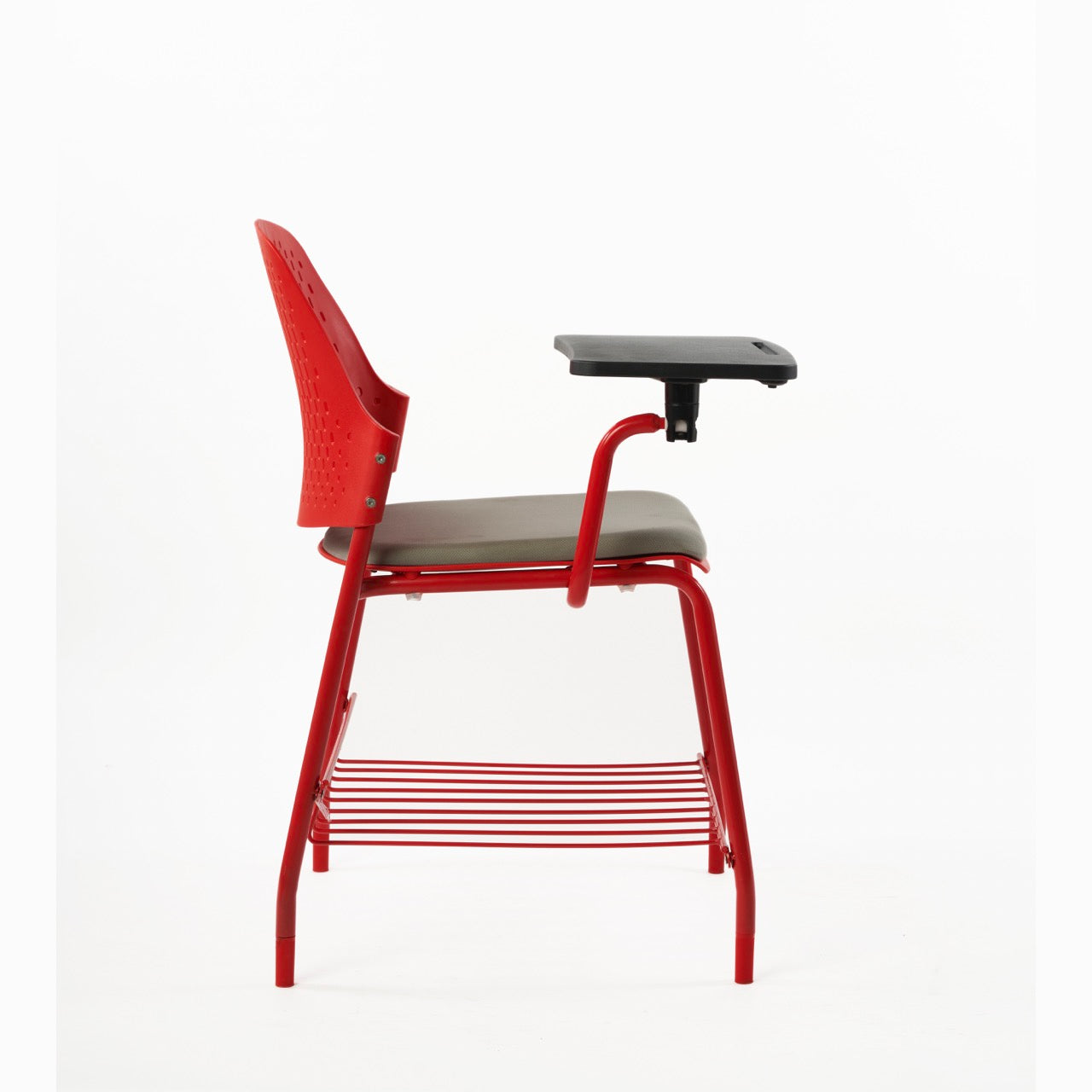 Kepler Brooks Cosmo Training Chair with Under Storage , Cushion and Writing Pad ( Multi Color )