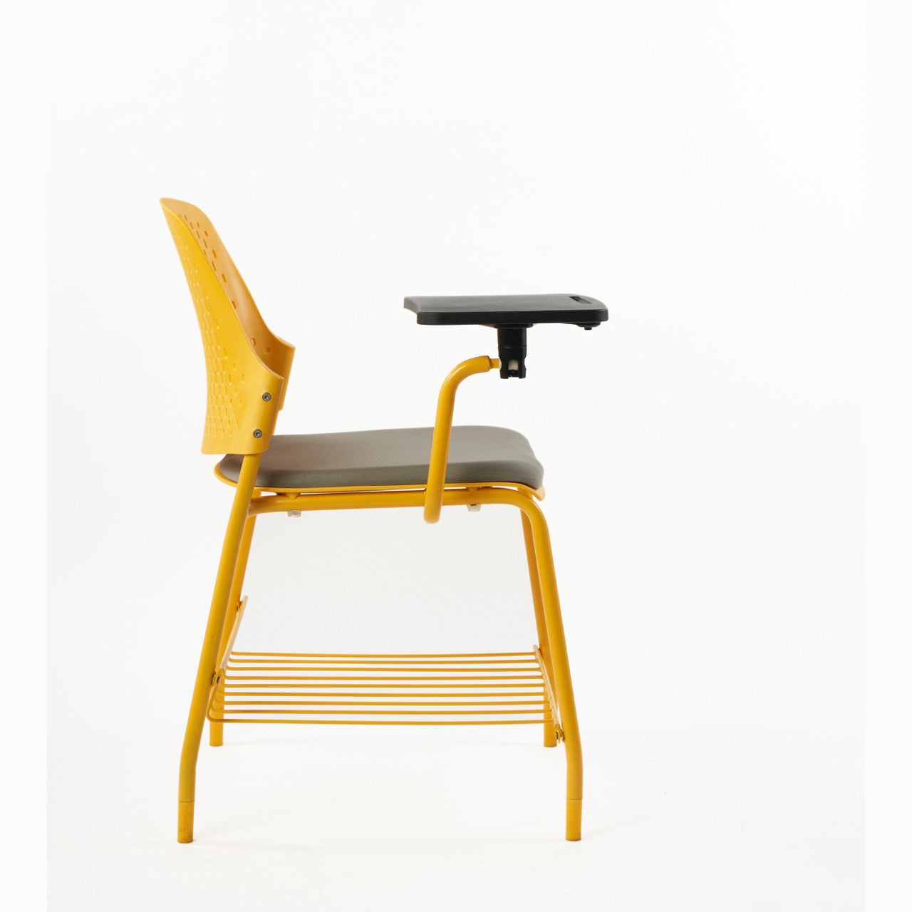 Kepler Brooks Cosmo Training Chair with Under Storage , Cushion and Writing Pad ( Multi Color )