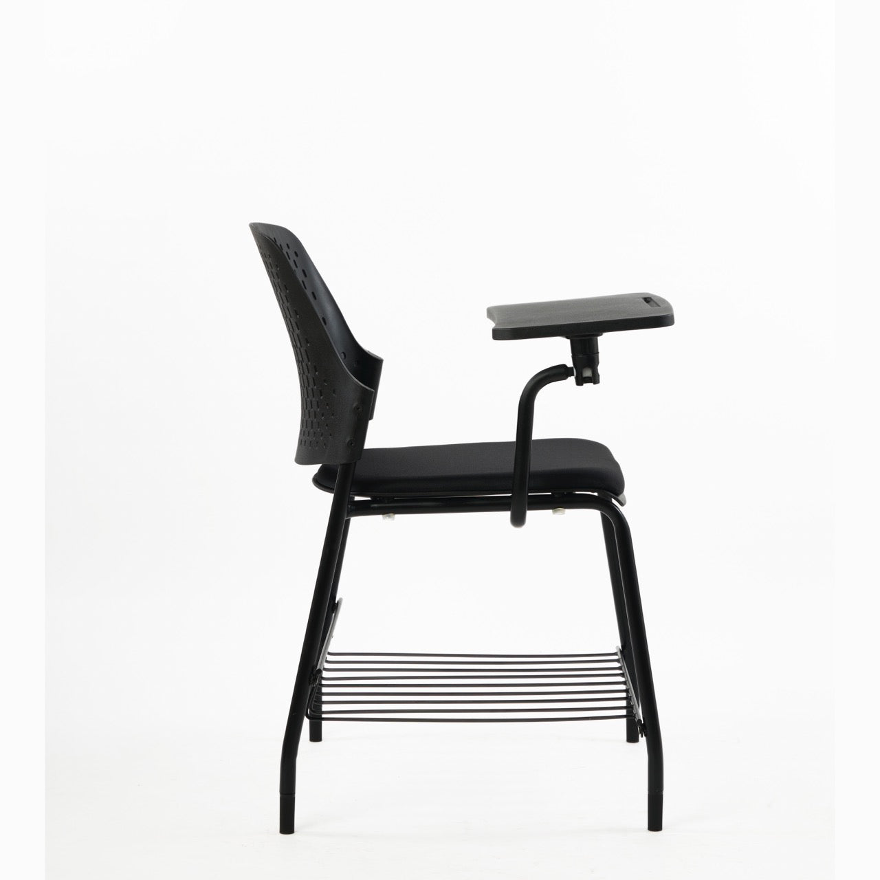 Kepler Brooks Cosmo Training Chair with Under Storage , Cushion and Writing Pad ( Multi Color )