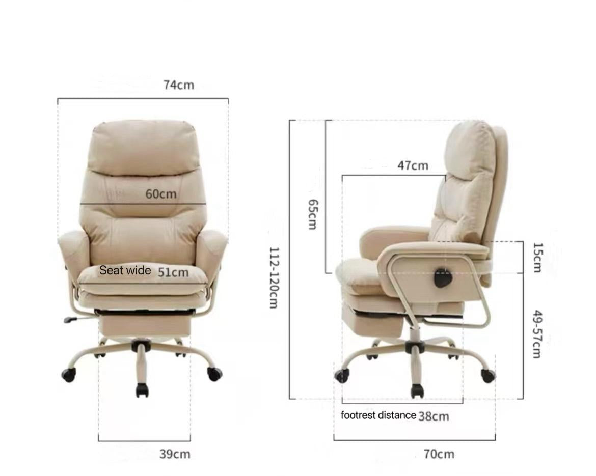 Kepler Brooks Divine High Back Premium Composite Leather Ergosmart Office Chair