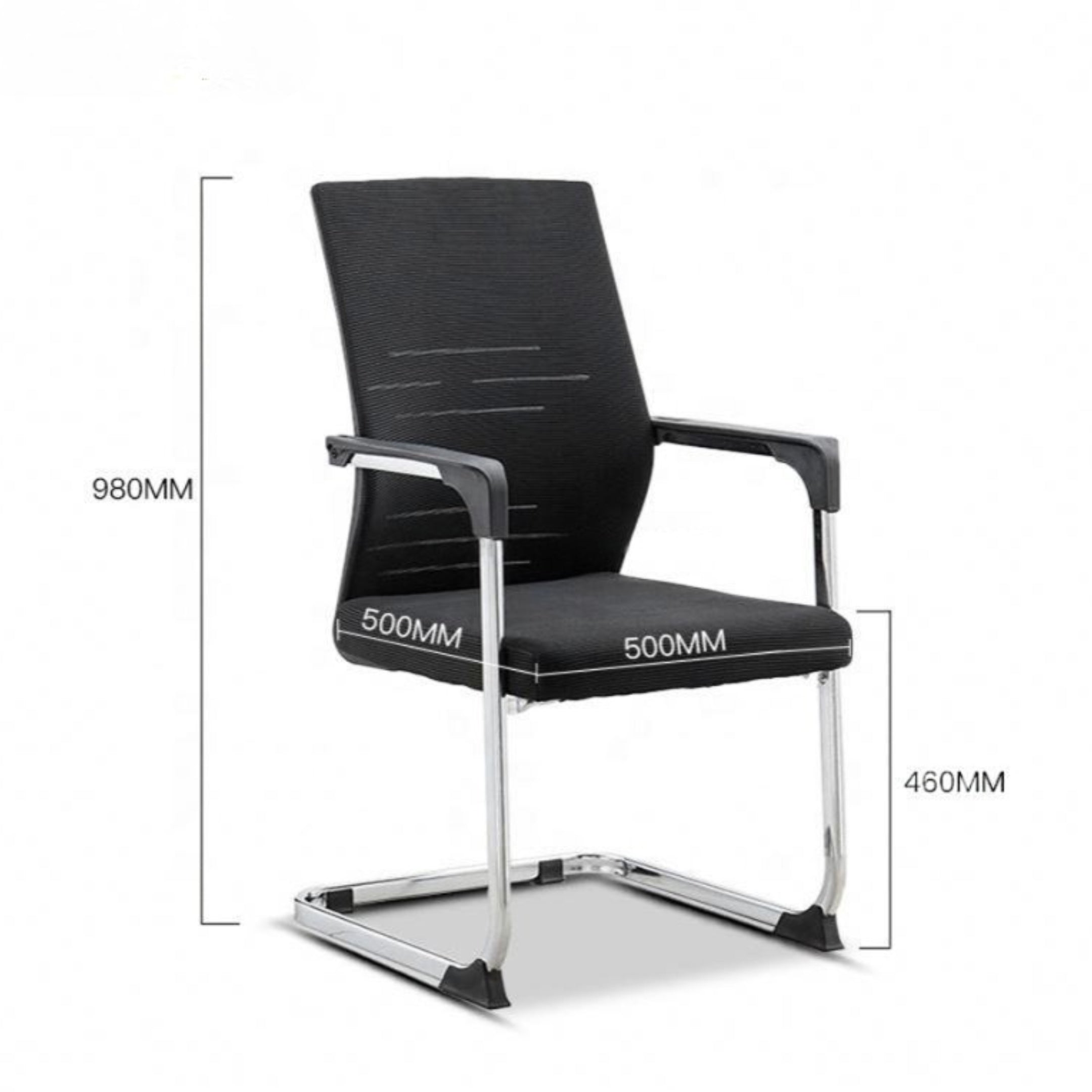 Kepler Brooks Yuvo Visitor Chair with Metal Frame