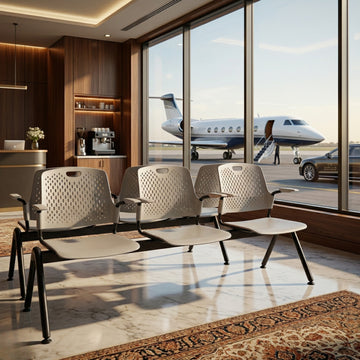 Kepler Brooks Cosmo Three Seater Waiting Chair