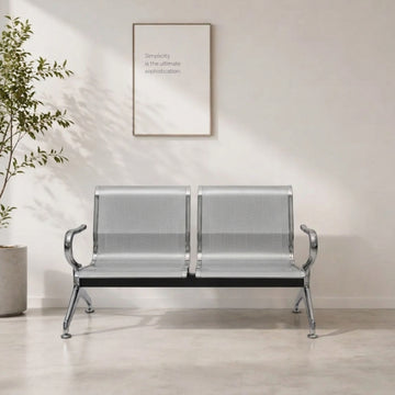 Kepler Brooks Elevate 2 Seater Waiting Chair ( Mild Steel Frame )