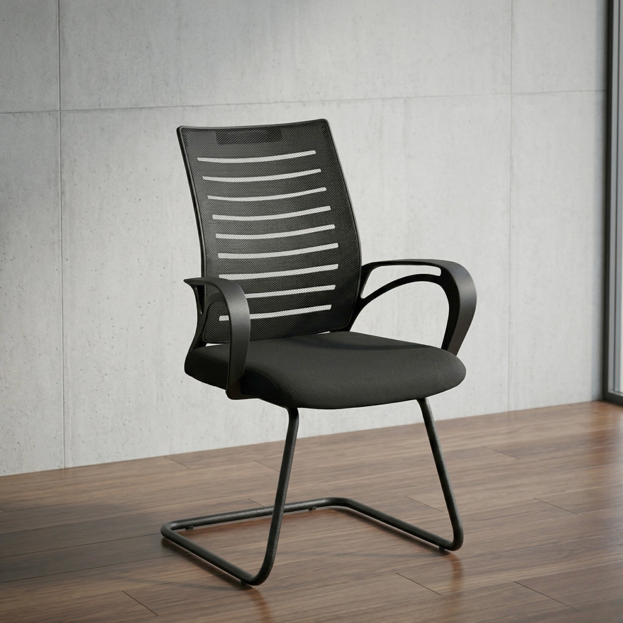 Kepler Brooks Iris Visitor Chair with Heavy Duty Metal Frame
