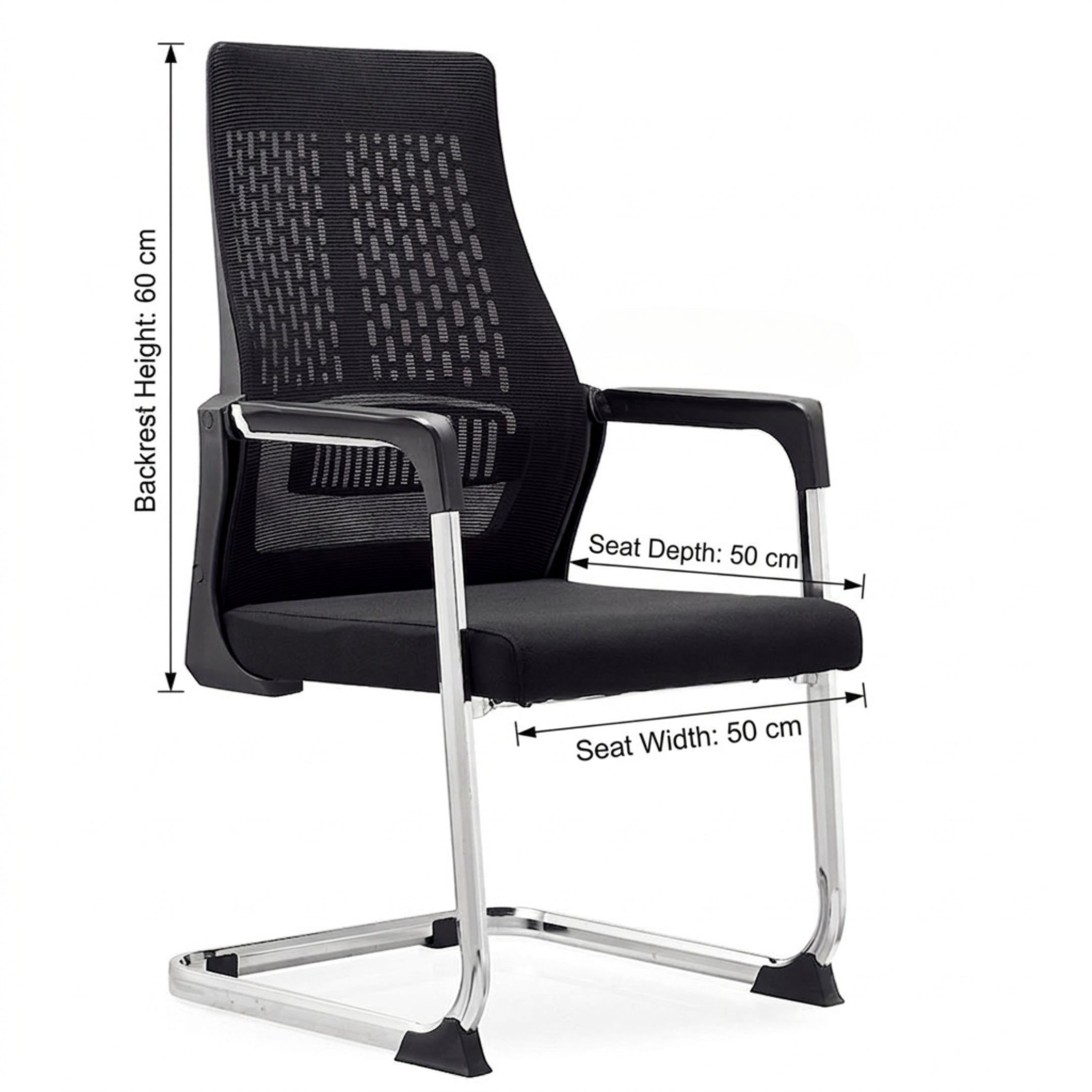 Kepler Brooks Xylo Visitor Chair with Metal Frame