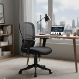 Kepler Brooks Zenith Mid Back Mesh Office Chair (Black)