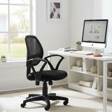 Kepler Brooks Axel Mid Back Mesh Office Chair (Black)