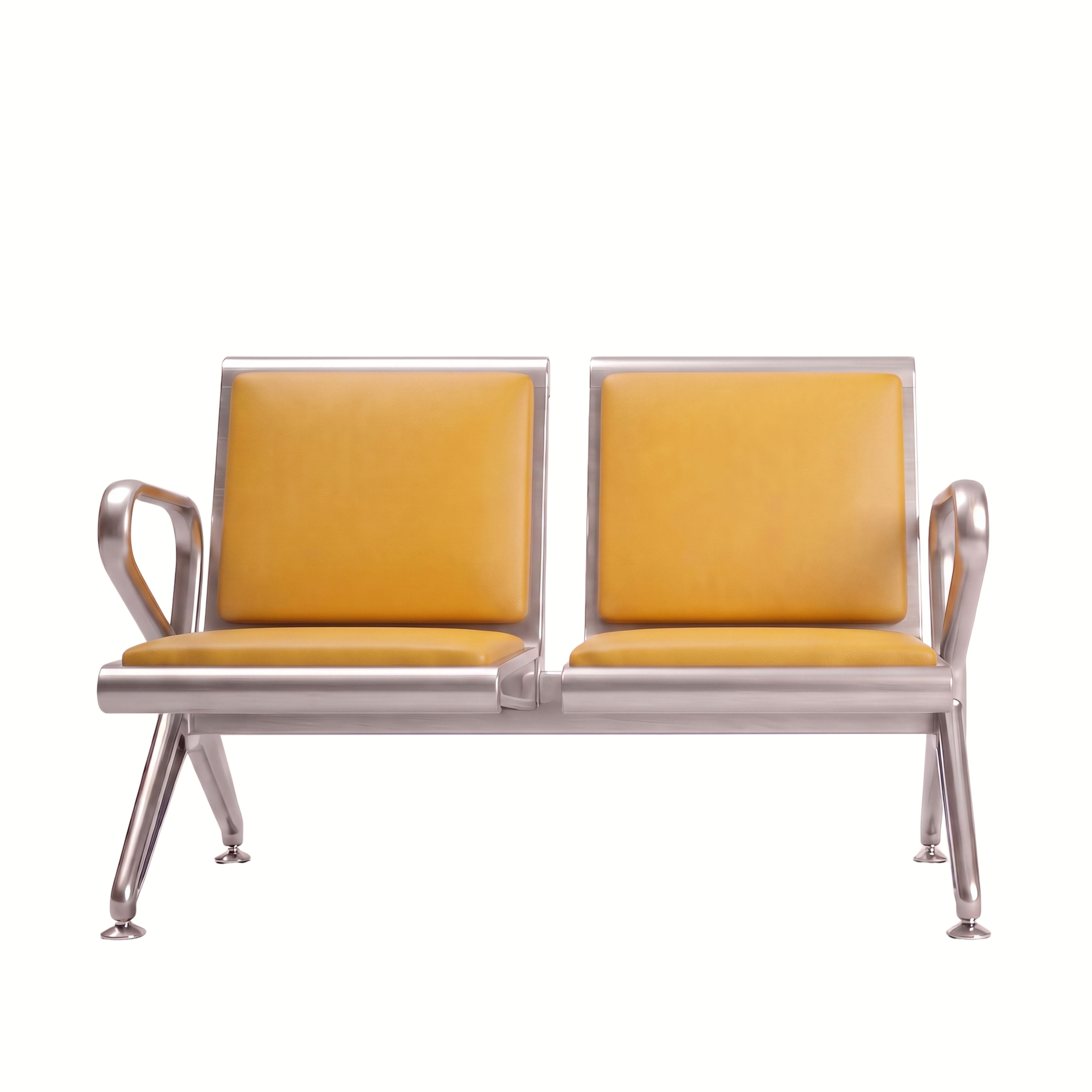Kepler Brooks Trinity Waiting Chair with Cushion ( without centre arms )