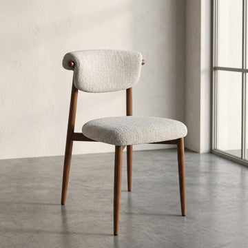 Kepler Brooks Arco Premium Cafeteria Dining Chair ( Off White )