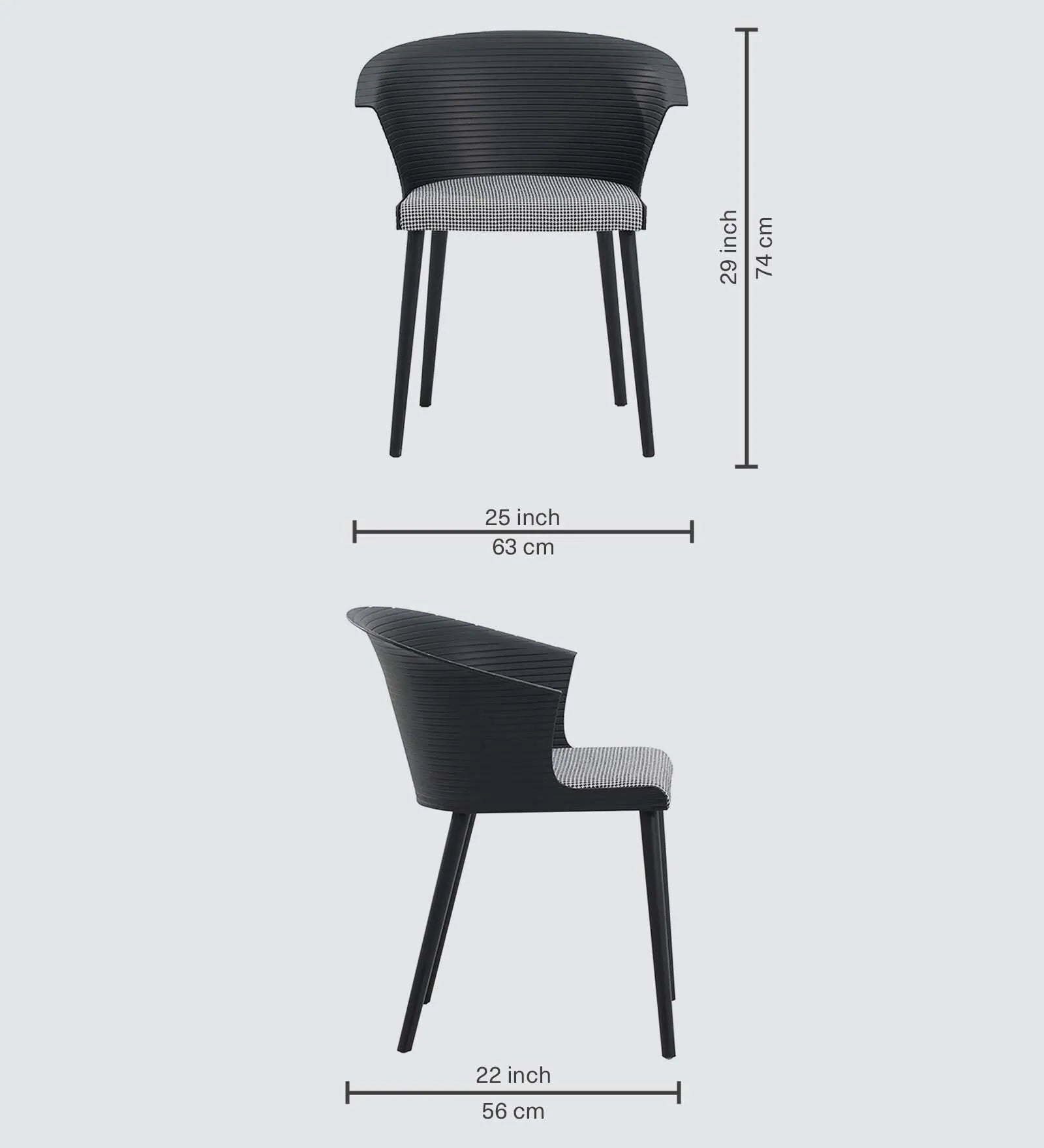 Kepler Brooks Daffy Cafeteria Dining Chair