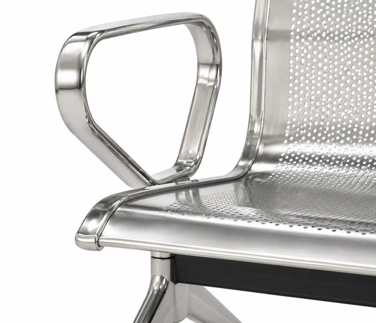Kepler Brooks Elevate Waiting Chair ( Stainless Steel Frame )