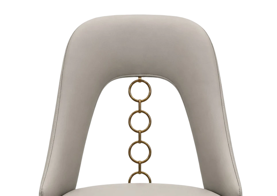 Kepler Brooks Siena Premium Cafeteria Dining Chair ( Grey )