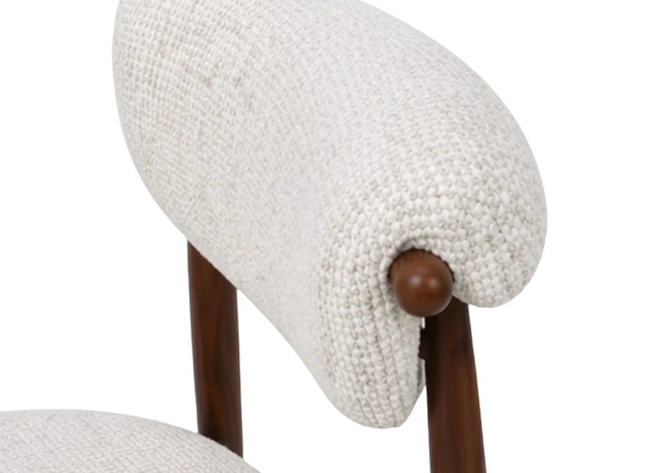 Kepler Brooks Arco Premium Cafeteria Dining Chair ( Off White )