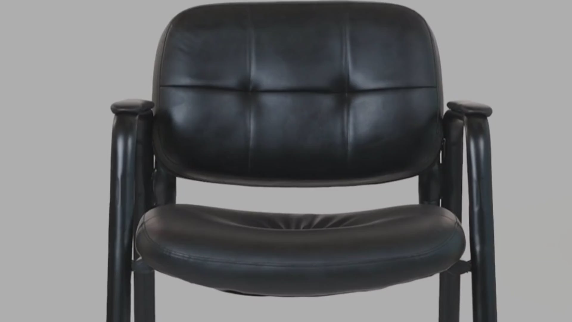 Kepler Brooks Embassy Leatherette Visitor Chair