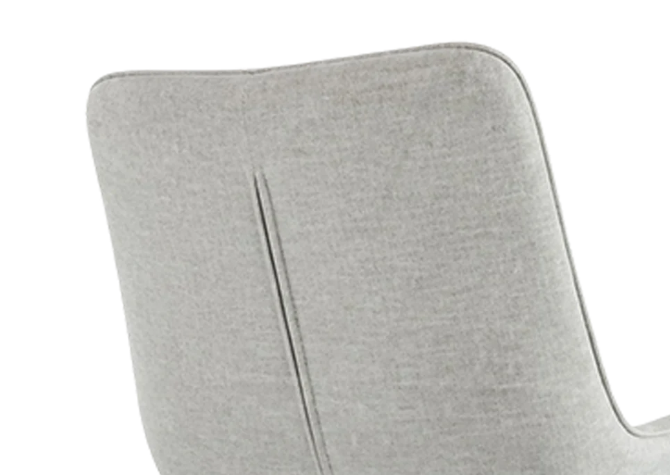 Kepler Brooks Amara Premium Cafeteria Dining Chair ( Grey )