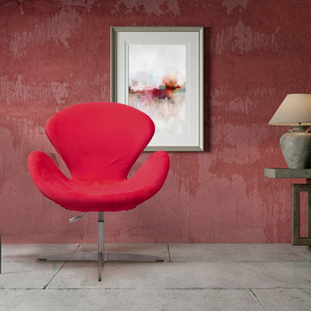 Kepler Brooks Oswald Premium Lounge Chair (Red)