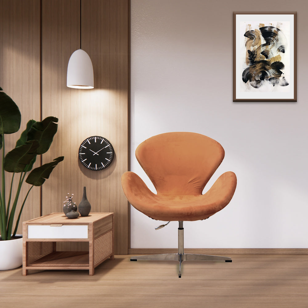Kepler Brooks Oswald Premium Lounge Chair (Brown)