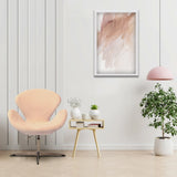 Kepler Brooks Oswald Premium Lounge Chair | Living Room Chair, Dining Room Chair, Cafeteria Chair, Home Bar Chair, Garden Chair - Beige