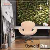 Kepler Brooks Oswald Pro Premium Lounge Chair | Living Room Chair, Dining Room Chair, Cafeteria Chair, Outdoor Chair, Home Bar Chair, Garden Chair