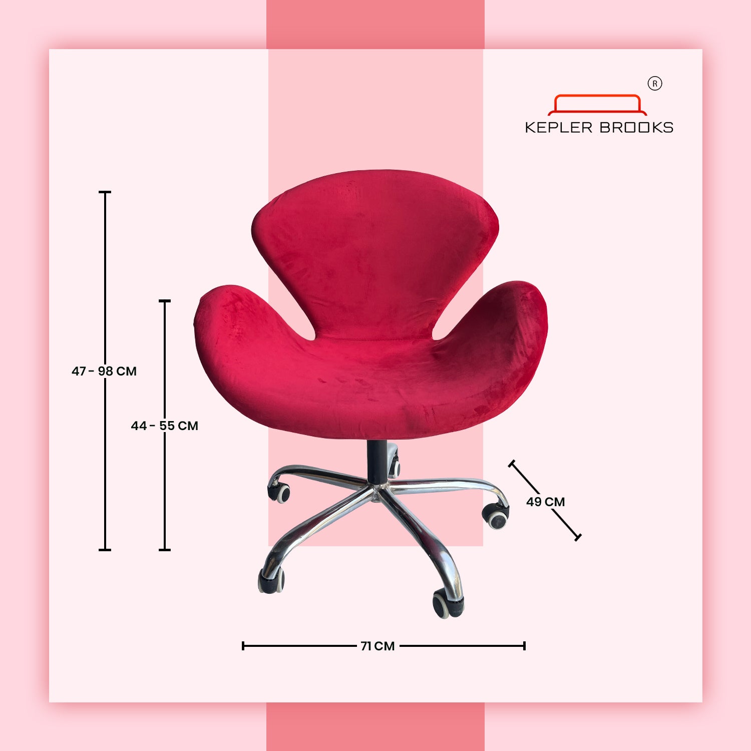 Kepler Brooks Oswald Pro Premium Lounge Chair ( Mid Size )