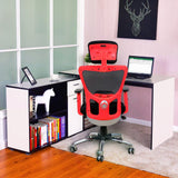 Kepler Brooks Zeus High Back Mesh Office Chair (Red Black)