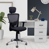 Kepler Brooks Zeus High Back Mesh Office Chair (Black)
